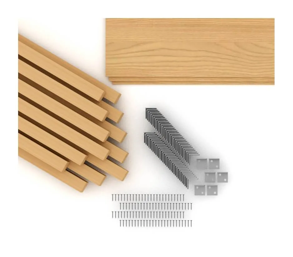 Vierkantholz, Platten, Verbinder und Schrauben als Materialbeispiel für ein VW T4 Bett