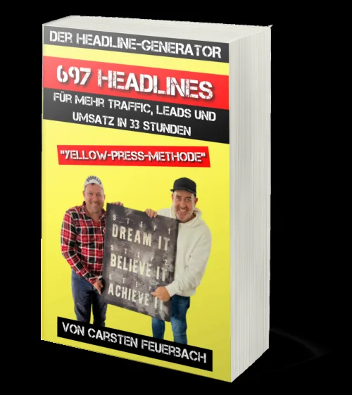 Cover des Angebots Der Headline Generator mit der Yellow-Press-Methode