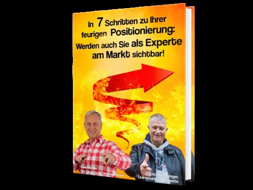 Cover des Angebots In 7 Schritten zu Ihrer feurigen Positionierung als gekennzeichneter Anbieterlink